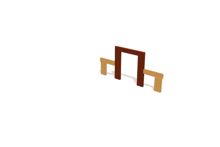 Step 2: add front bench supports, new parts highlighted